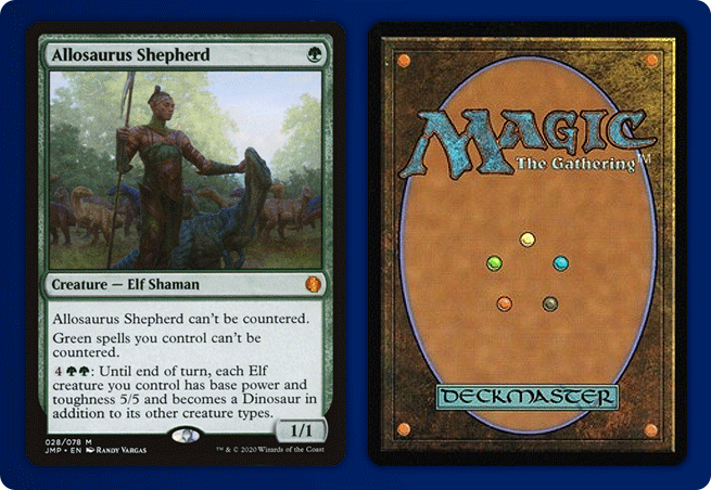 Example card (Magic: The Gathering) in Near Mint condition: front and back look almost flawless at first glance, with at most minimal, barely noticeable wear.
